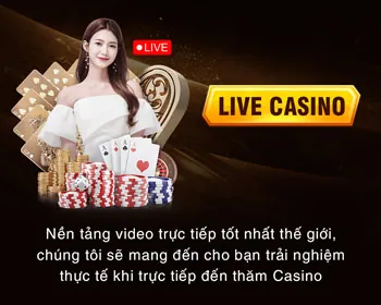 Trải nghiệm casino trực tiếp với người chia bài thật
